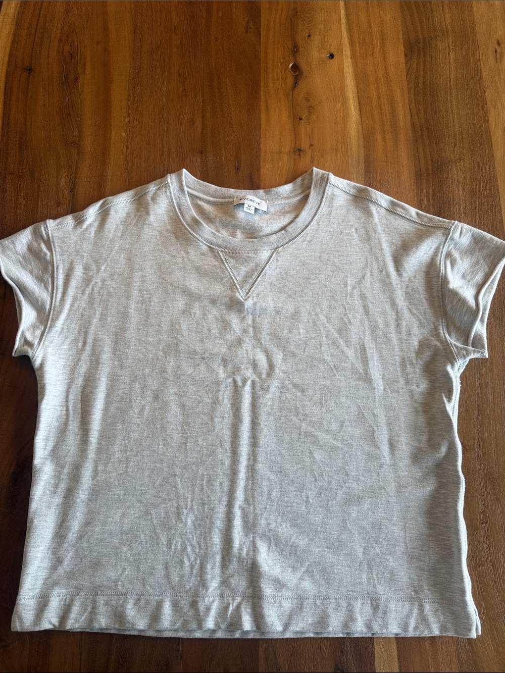 Evereve Heather Gray Crewneck Sweatshirt